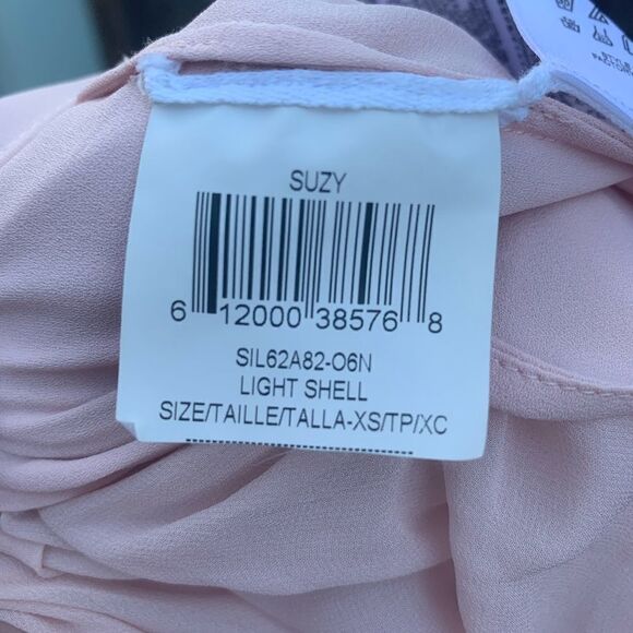 BCBGMAXAZRIA draped silk dress, size xs - Picture 11 of 12